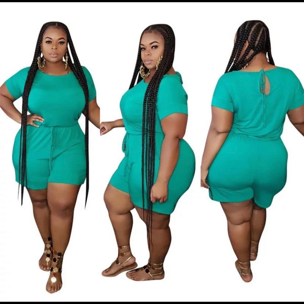 1 Piece Shorts Jumpsuit